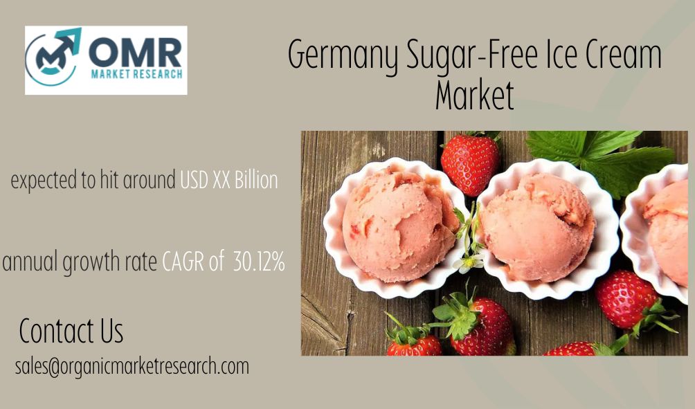 Germany Sugar-Free Ice Cream Market Size, Share & Trends Analysis Report By Type, By Form, By End Use, By Distribution Channel, By Region, Forecast and Opportunities 2023-2031.